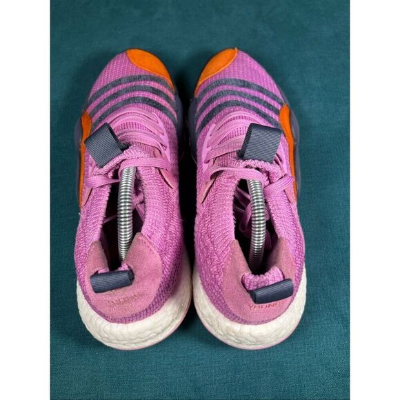 adidas Crazy BYW X 2.0 Boost Men’s Size 9.5 Pink Orange Basketball Sneakers Rare main image 5